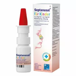 SEPTANASAL za otroke 0,5 mg/ml + 50 mg/ml nosne svečke, 10 ml