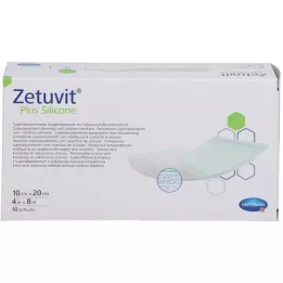 ZETUVIT Plus Silikon sterilni 10x20 cm, 10 kos