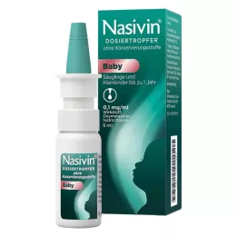 NASIVIN Dozirna kapalka brez Kons.Baby, 5 ml