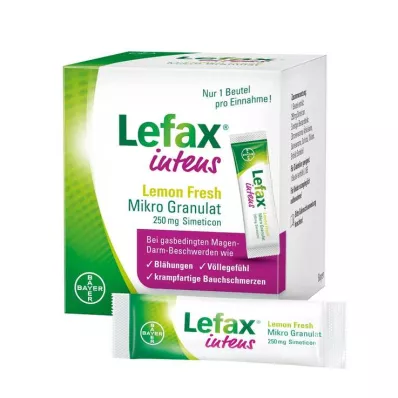 LEFAX intens Lemon Fresh Micro Granul.250 mg Sim., 50 kom