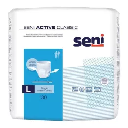 SENI Inkontinenčne hlačke Active Classic za enkratno uporabo L, 30 kos