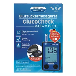 TESTAMED GlucoCheck Advance Star.-Kit mg/dl mmol/l, 1 kos