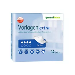 GESUND LEBEN Šablone Men extra, 10 kosov