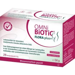 OMNI BiOTiC Flora plus+ vrečka, 28X2 g