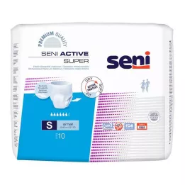 SENI Active Super inkontinenčne hlačke za enkratno uporabo S, 10 kos