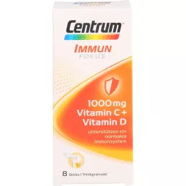 CENTRUM Focus Immune 1000 mg vitamin C+D v palčkah, 8 kos