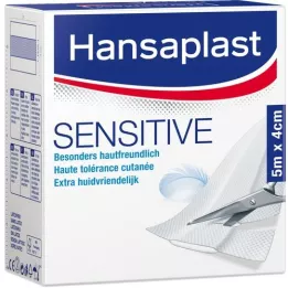 HANSAPLAST Občutljivi obliži 4 cm x 5 m v roli, 1 kos