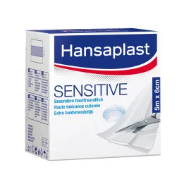HANSAPLAST Senzibilni obliž 6 cm x 5 m v roli, 1 kos