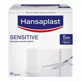 HANSAPLAST Senzitivni obliž 8 cm x 5 m v roli, 1 kos