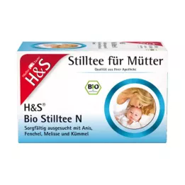 H&amp;S Organski čaj za dojenje N filter vrečke, 20X1,8 g