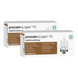 PROCAIN-Loges 1% raztopina za injiciranje ampule, 100X2 ml
