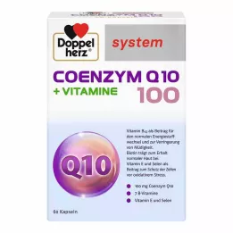 DOPPELHERZ Koencim Q10 100+Vitamins system kapsule, 60 kos