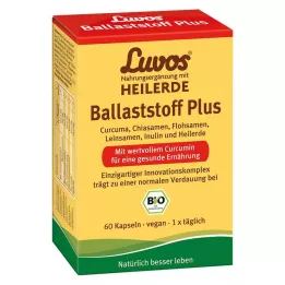 LUVOS Healing Clay Organic Fiber Plus kapsule, 60 kos