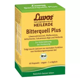 LUVOS Healing Earth Bio Bitterquell Plus kapsule, 60 kos
