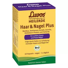 LUVOS Healing Clay Organic Hair &amp; Nail Plus kapsule, 60 kosov