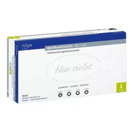 NITRIL Rokavice unste.nepudrane velikost L modro vijolične, 100 kosov