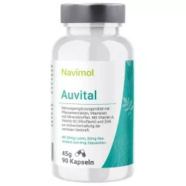 AUVITAL Četrtletno pakiranje 90 dnevnih trdih kapsul, 90 kos