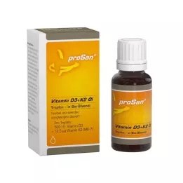 PROSAN Vitamin D3+K2 olje, 20 ml
