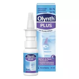 OLYNTH Plus 0,1%/5% za odrasle pršilo za nos o.K., 10 ml