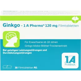 GINKGO-1A Pharma 120 mg filmsko obložene tablete, 30 kos