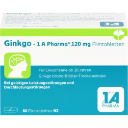 GINKGO-1A Pharma 120 mg filmsko obložene tablete, 60 kos