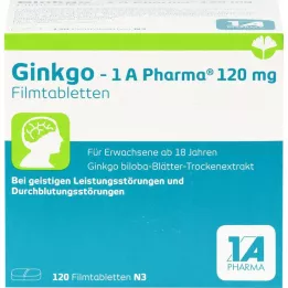 GINKGO-1A Pharma 120 mg filmsko obložene tablete, 120 kos