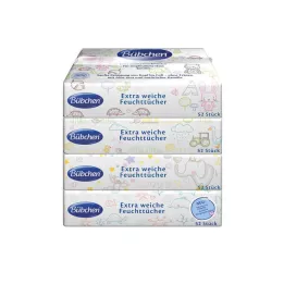 BÜBCHEN Vlažni robčki Sensitive, 4X52 kos
