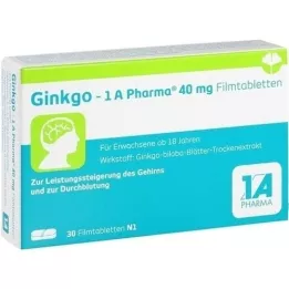 GINKGO-1A Pharma 40 mg filmsko obložene tablete, 30 kos