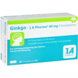 GINKGO-1A Pharma 40 mg filmsko obložene tablete, 60 kos