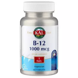 VITAMIN B12 1000 µg tablete, 50 kos