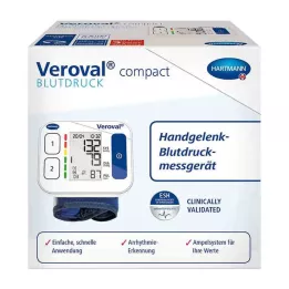 VEROVAL kompaktni zapestni merilnik krvnega tlaka, 1 kos