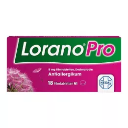 LORANOPRO 5 mg filmsko obložene tablete, 18 kos