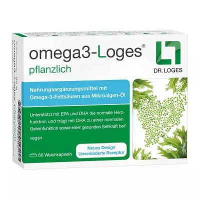 OMEGA3-Loges rastlinske kapsule, 60 kos OMEGA3-Loges rastlinske kapsule, 60 kos