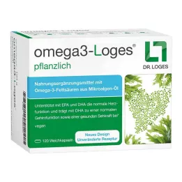 OMEGA3-Loges rastlinske kapsule, 120 kos