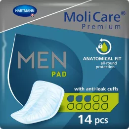 MOLICARE Premium MEN Blazinica 3 kapljice, 14 kos