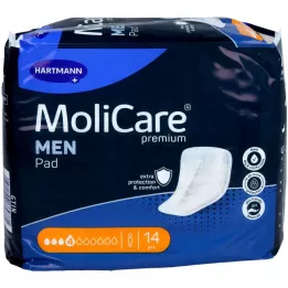 MOLICARE Premium MEN Blazinica 4 kapljice, 14 kos