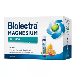 BIOLECTRA Magnezij 300 mg tekočina, 14 kos