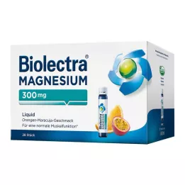 BIOLECTRA Magnezij 300 mg tekočina, 28 kos
