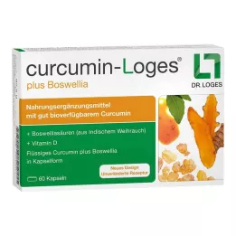 CURCUMIN-LOGES plus Boswellia kapsule, 60 kom