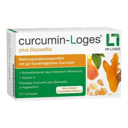 CURCUMIN-LOGES plus Boswellia kapsule, 120 kos