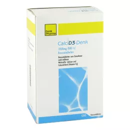 CALCI D3-Denk 1.000 mg/880 I.E. šumeče tablete, 120 kos