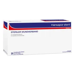 Hansapor sterilna obloga za rane 10x20 cm (25 kosov)