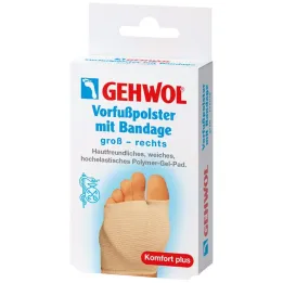 Gehwol podloga za predno stopalo z bandažo desno velika, 1 kos