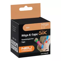 HÖGA-K-TAPE Silk 5 cmx5 m l.fr.skin kinesiol.Trak, 1 kos