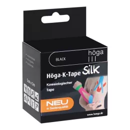 HÖGA-K-TAPE Svila 5 cmx5 m l.fr.črn kineziol. Trak, 1 kos