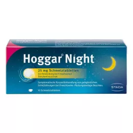 HOGGAR Night 25 mg orodisperzibilne tablete, 10 kom