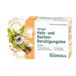 SIDROGA Filter vrečka čaja za pomiritev grla in žrela, 20X1,75 g