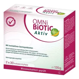 OMNI BiOTiC aktivni prašek, 2X60 g