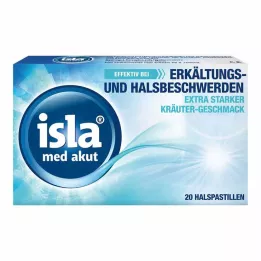 ISLA MED akutne pastile, 20 kos
