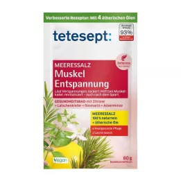 TETESEPT Morska sol za sprostitev mišic, 80 g